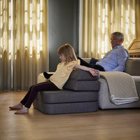 by KlipKlap KK 3 Fold Sofa Single 36x70x70cm - Sand W. Sand