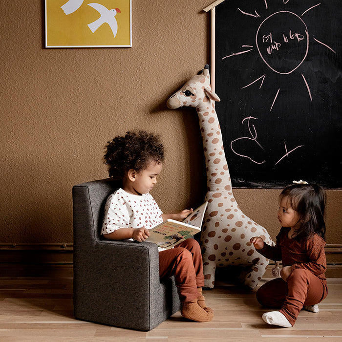 by KlipKlap KK Kids Chair 50x43x33cm - Mustard W. Mustard (Pre-Order; Est. Delivery in 3-6 Weeks)
