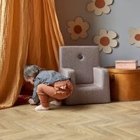 by KlipKlap KK Kids Chair 50x43x33cm - Beige W. Sand (Pre-Order; Est. Delivery in 3-6 Weeks)