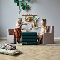 by KlipKlap KK Kids Chair 50x43x33cm - Mustard W. Mustard (Pre-Order; Est. Delivery in 3-6 Weeks)