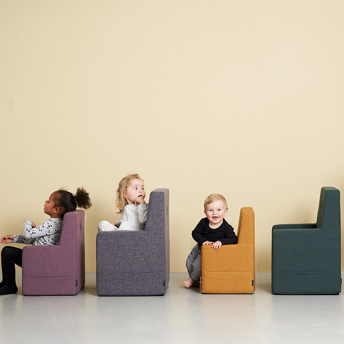 by KlipKlap KK Kids Chair XL 63x49x42cm - Sand W. Sand