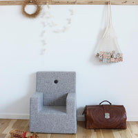 by KlipKlap KK Kids Chair XL 63x49x42cm - Deep Green W. Light Green (Pre-Order; Est. Delivery in 3-6 Weeks)