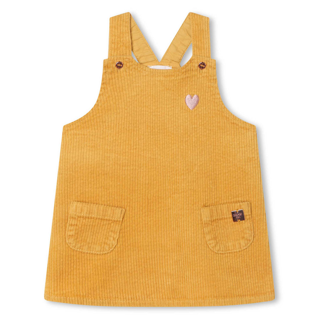 carrement-beau-dress-ochre-carr-w23y02102-587-m12