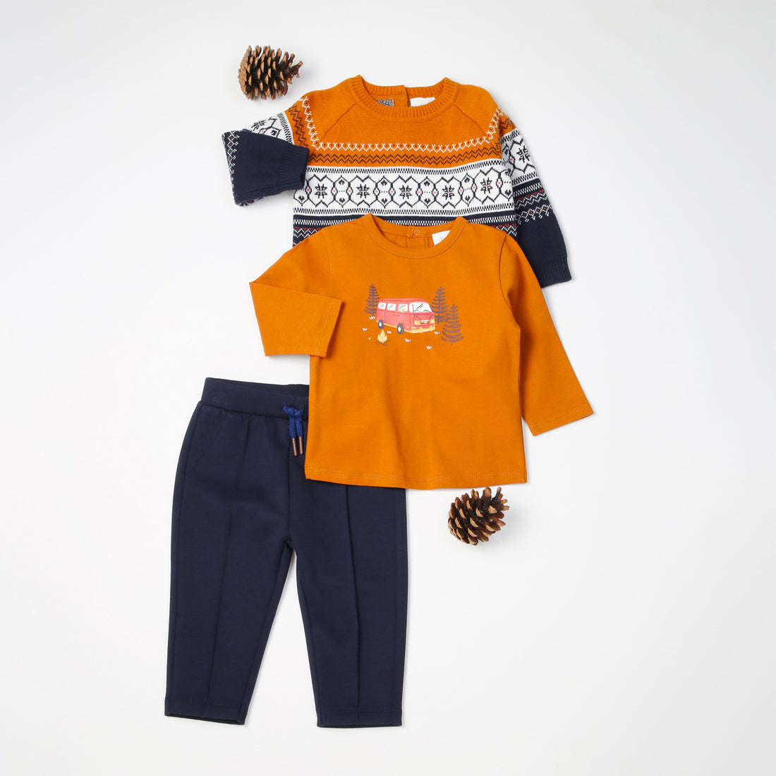 carrement-beau-long-sleeve-t-shirt-light-chocolate-brown-carr-w24y30285-305-02a