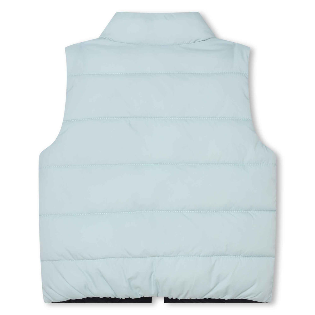 carrement-beau-puffer-jacket-sleeveless-navy-green-carr-w23y06037-v96-y02