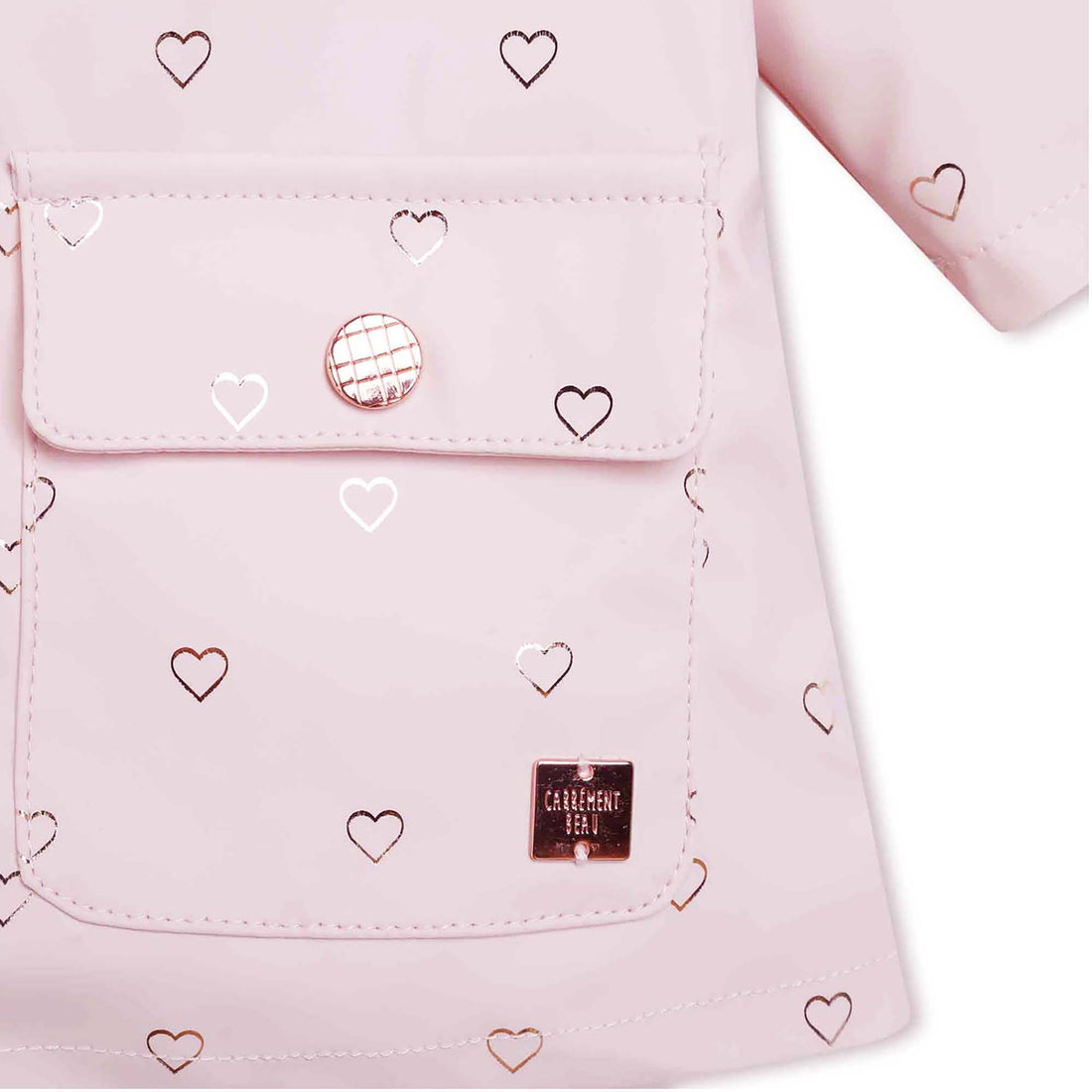 carrement-beau-rain-coat-apricot-carr-w23y06036-43b-m12