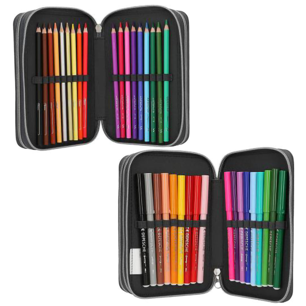 depesche-action-world-triple-pencil-case-with-led-drone-stationery-depe-0013981