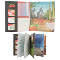depesche-dino-world-colouring-book-stick-&-shine-depe-0012473