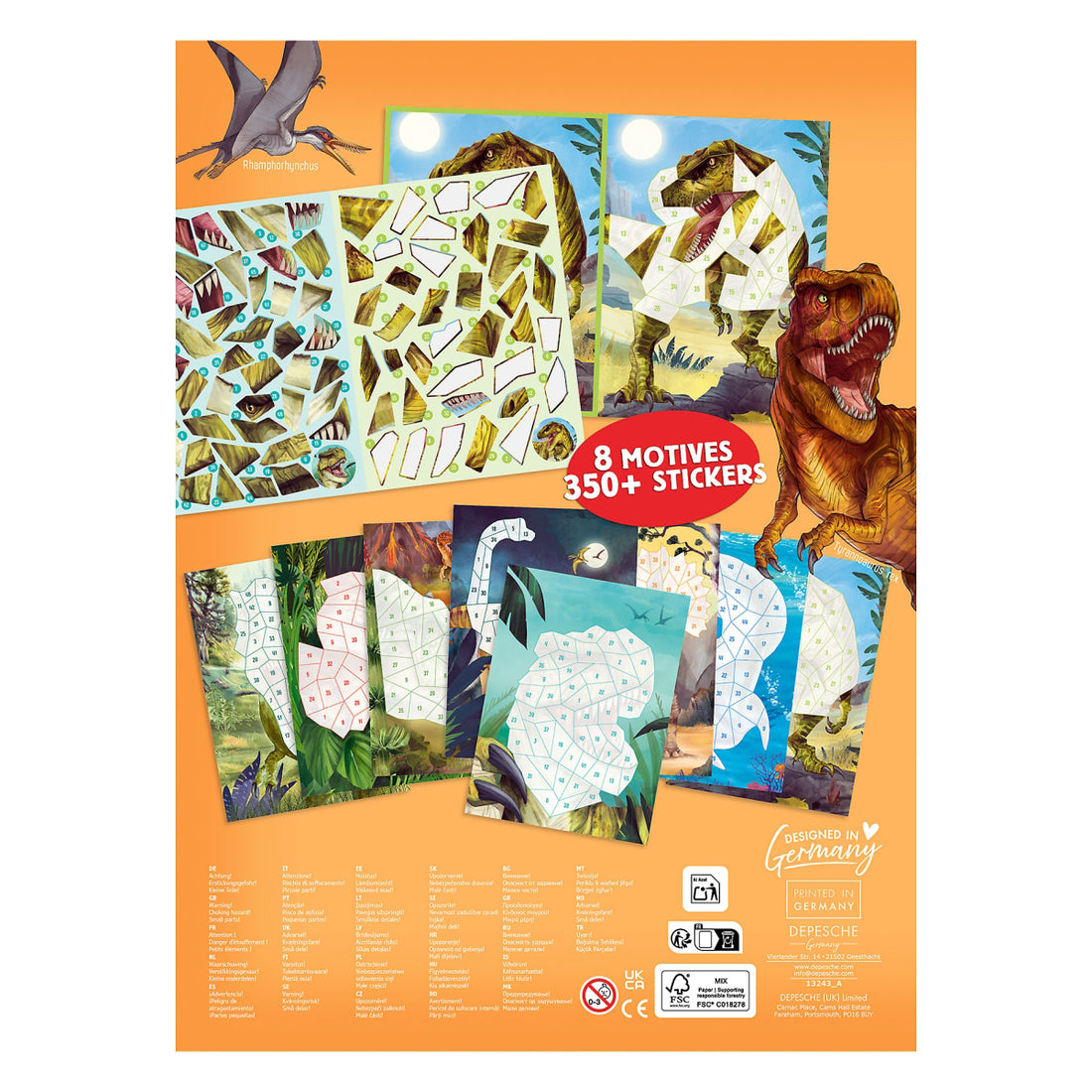 depesche-dino-world-number-sticker-depe-0013243