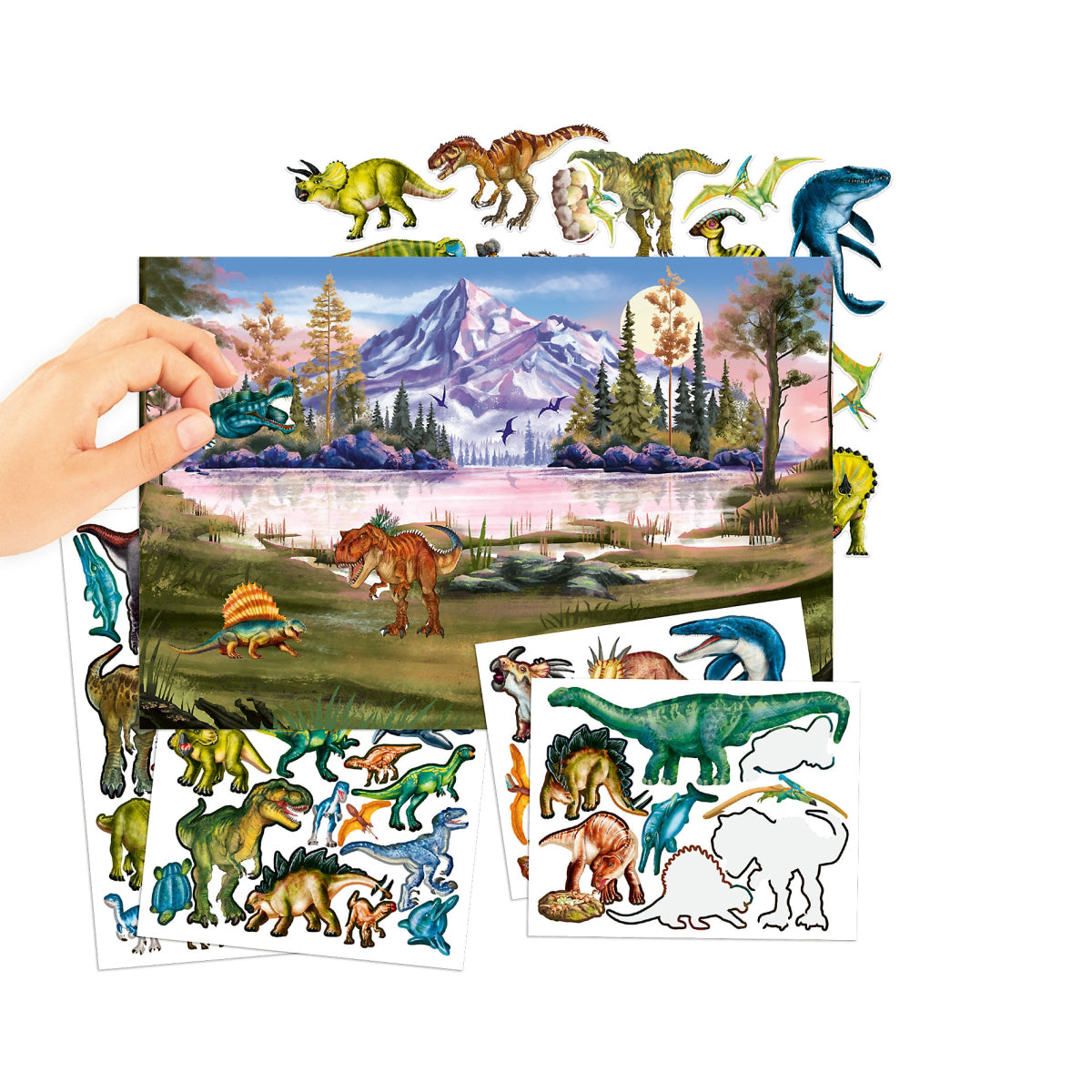 depesche-dino-world-sticker-book-with-puffy-stickers-depe-0013207