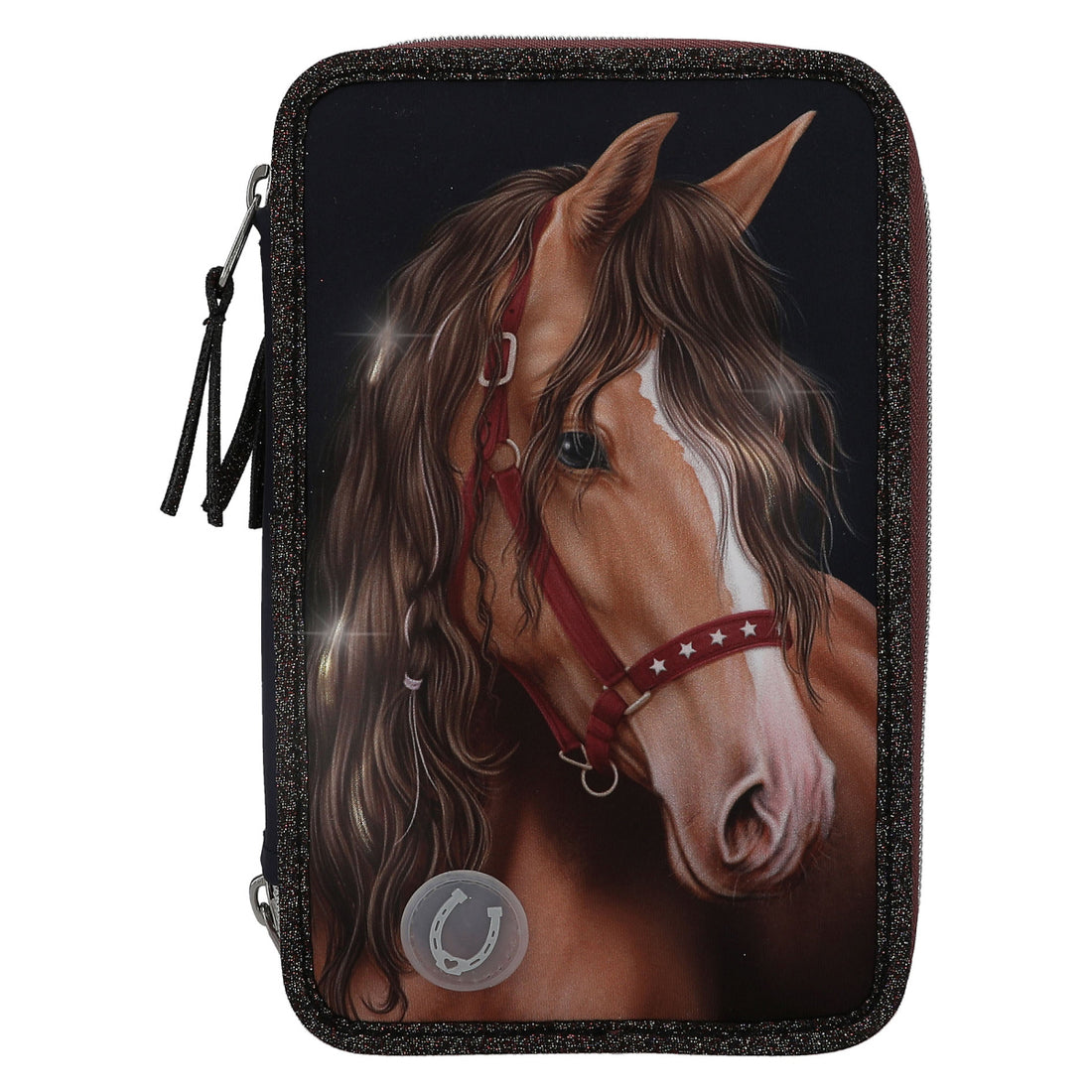 depesche-miss-melody-3-compartment-pencil-case-led-glitter-horse-depe-0013190