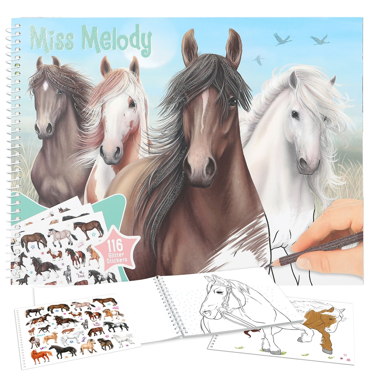 depesche-miss-melody-horse-colouring-book-depe-0012978