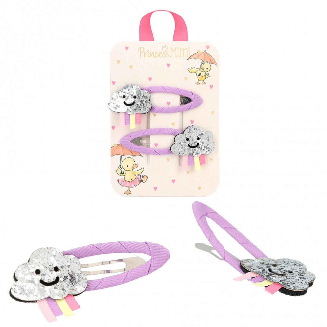 Depesche Princess Mimi Hairclips Textile (1pc)