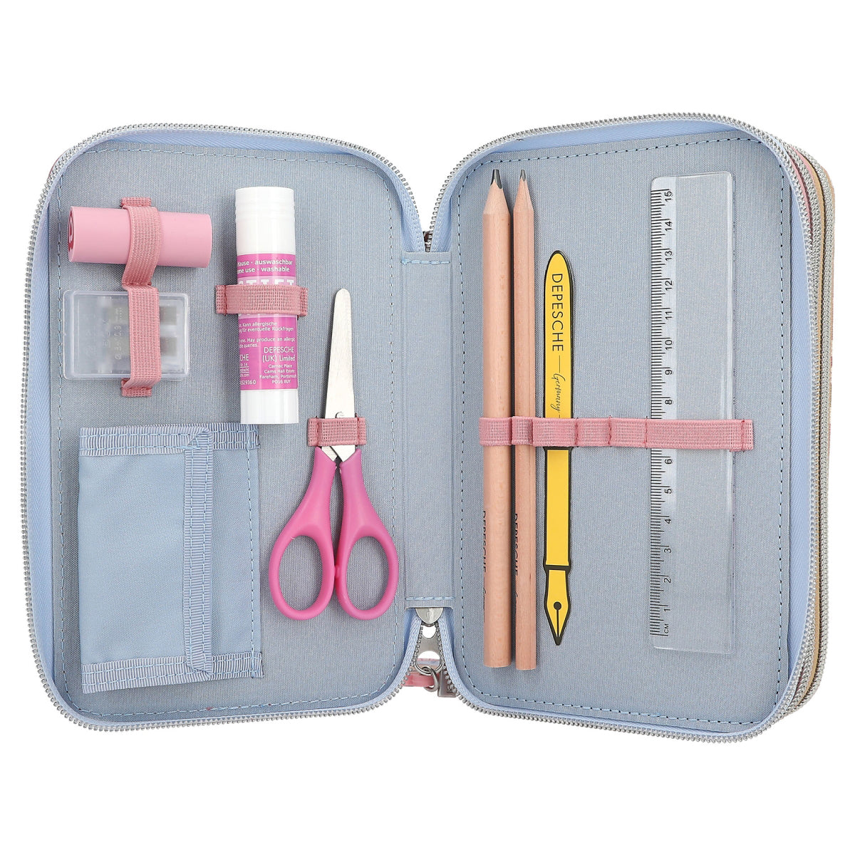 depesche-topmodel-3-compartment-pencil-case-team-teddy-depe-0013009