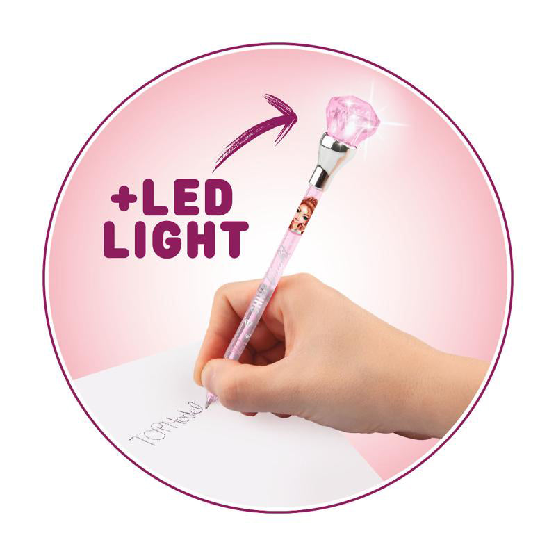 depesche-topmodel-ballpen-with-light-glitter-queen-depe-0012617