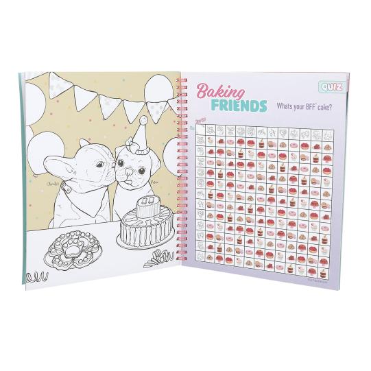 depesche-topmodel-cake-&-bake-colouring-book-with-sequins-depe-0013386