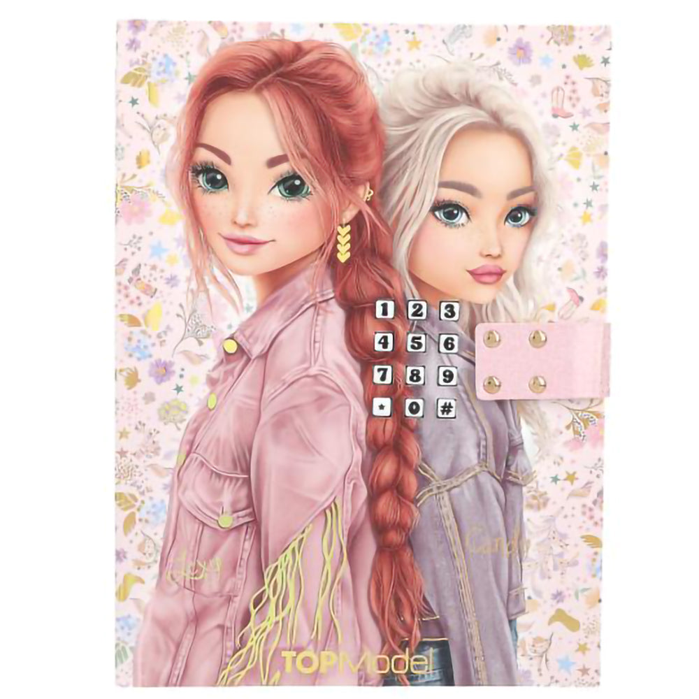 depesche-topmodel-diary-with-code-and-sound-cowgirl-stationery-book-depe-0013942