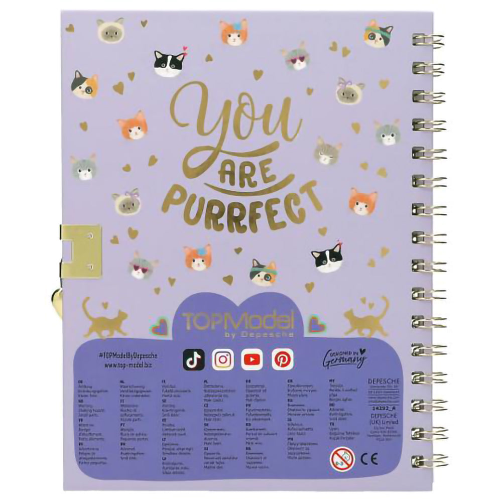 depesche-topmodel-diary-with-padlock-and-bracelet-stationery-depe-0014292