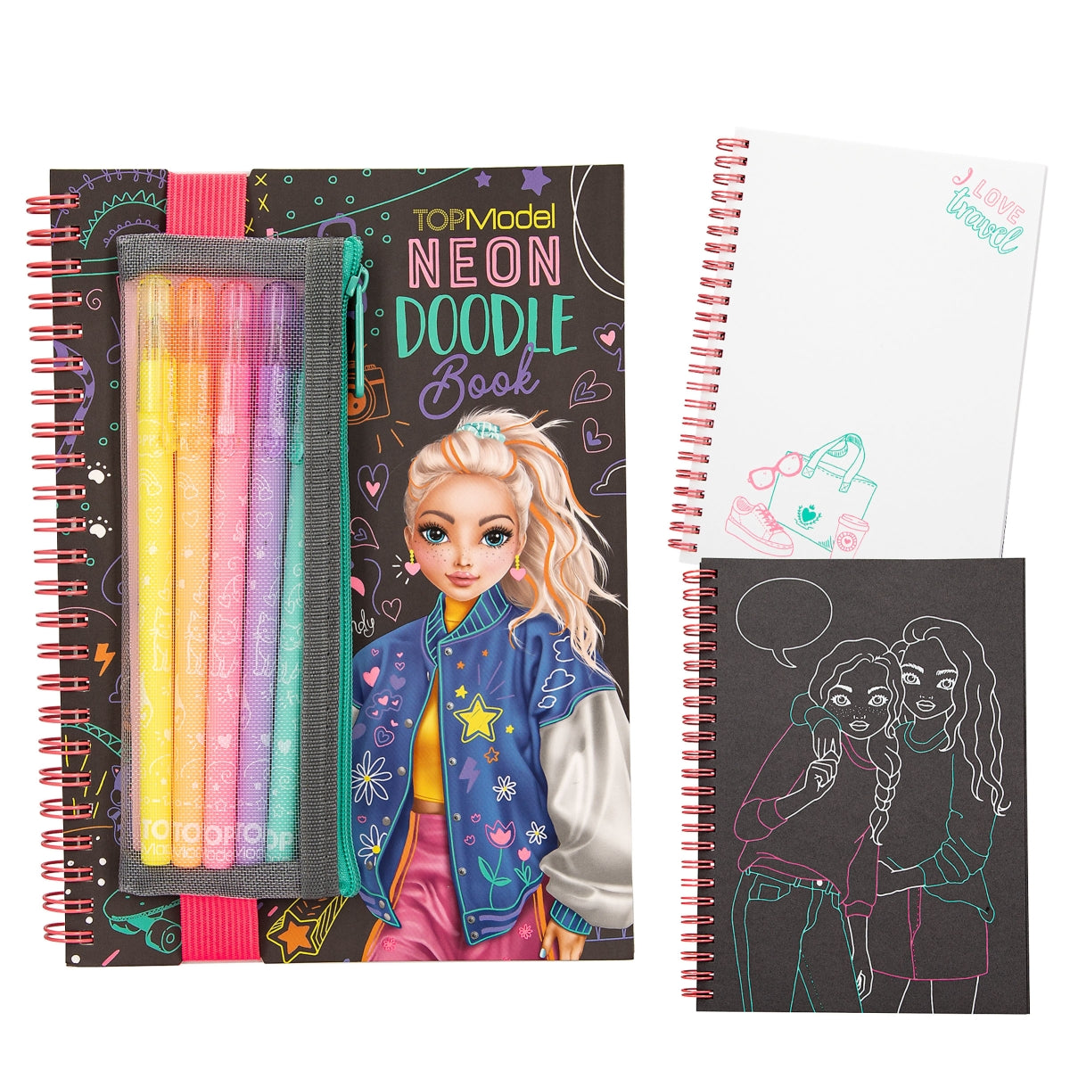 depesche-topmodel-neon-doodle-colouring-book-pen-set-depe-0013217
