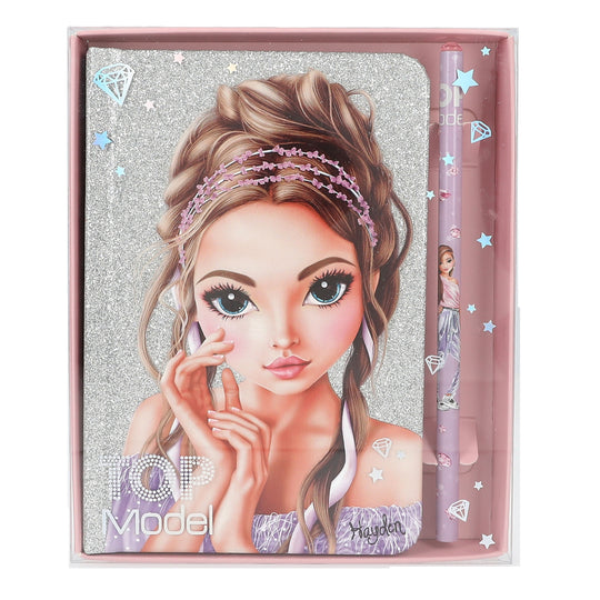 depesche-topmodel-notebook-with-pencil-glitter-queen-depe-0012645