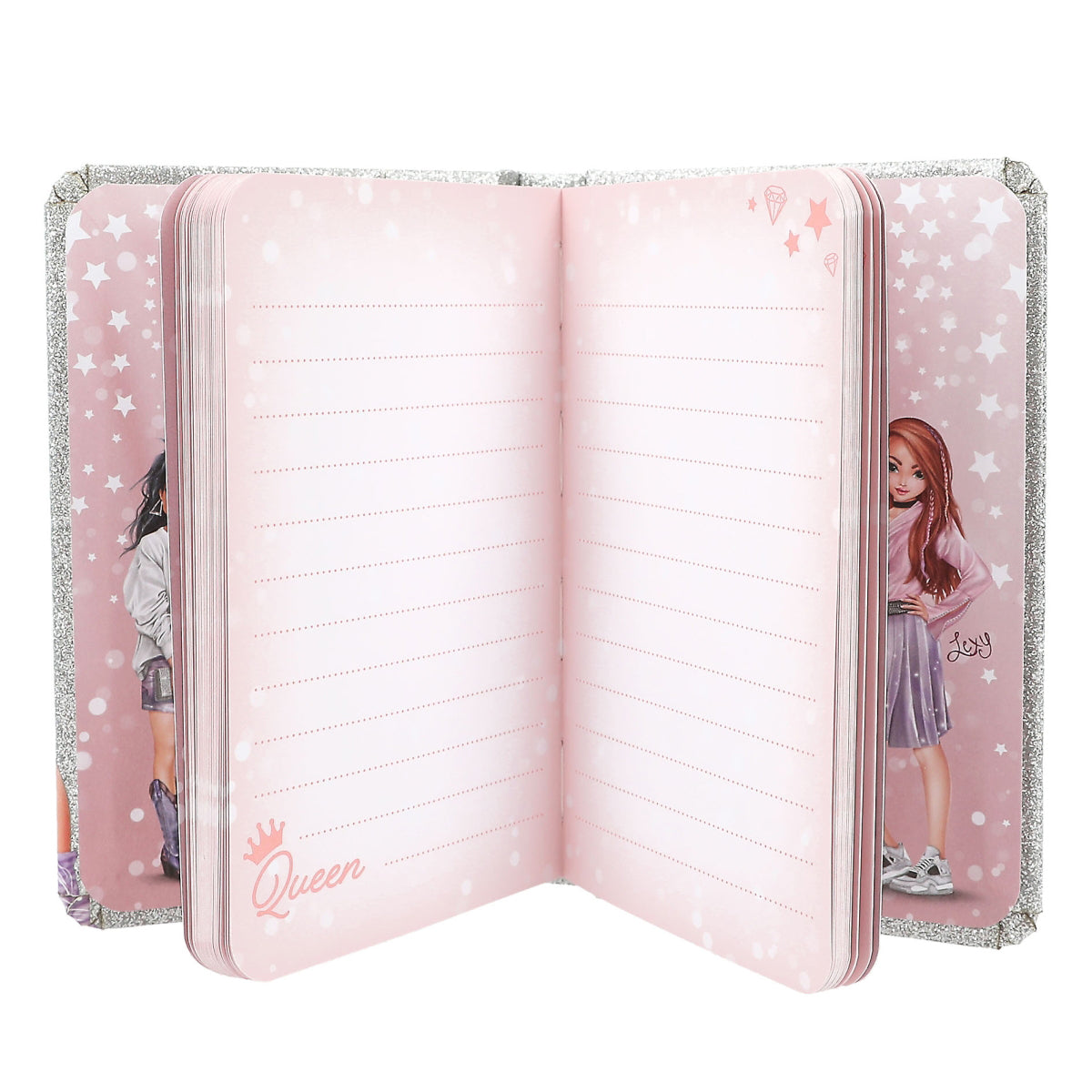 depesche-topmodel-notebook-with-pencil-glitter-queen-depe-0012645