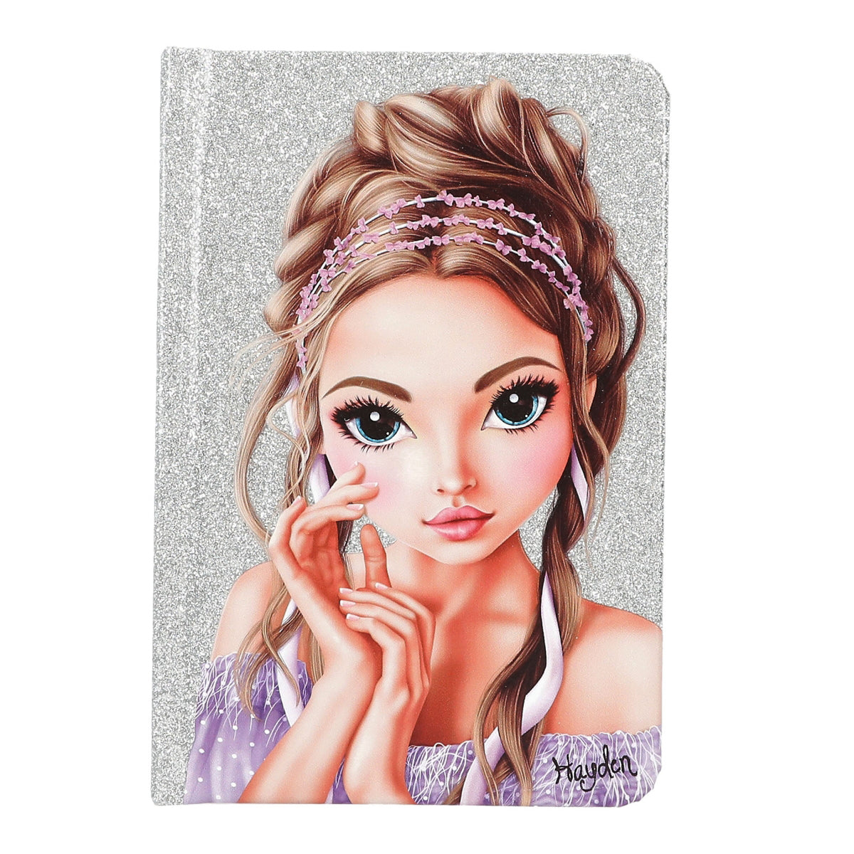 depesche-topmodel-notebook-with-pencil-glitter-queen-depe-0012645