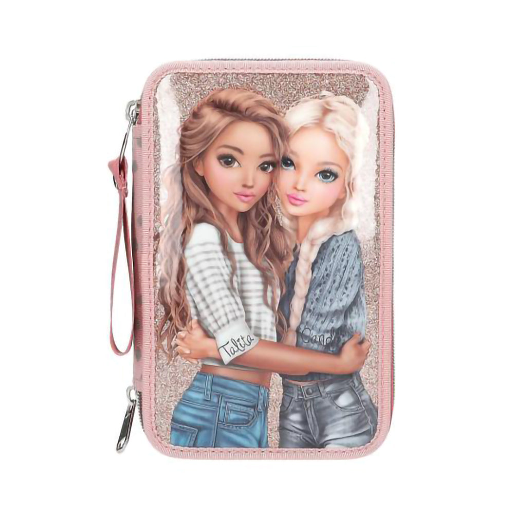 depesche-topmodel-triple-pencil-case-dots-stationery-depe-0014007