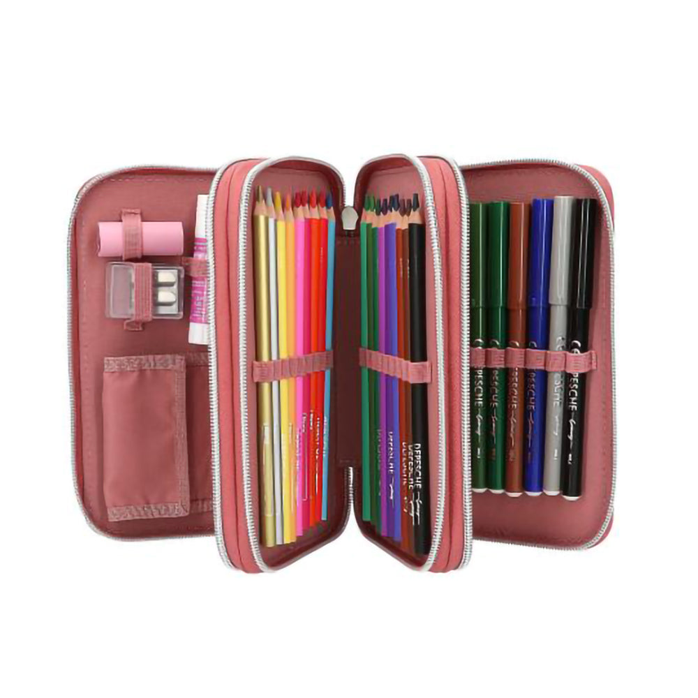 depesche-topmodel-triple-pencil-case-dots-stationery-depe-0014007