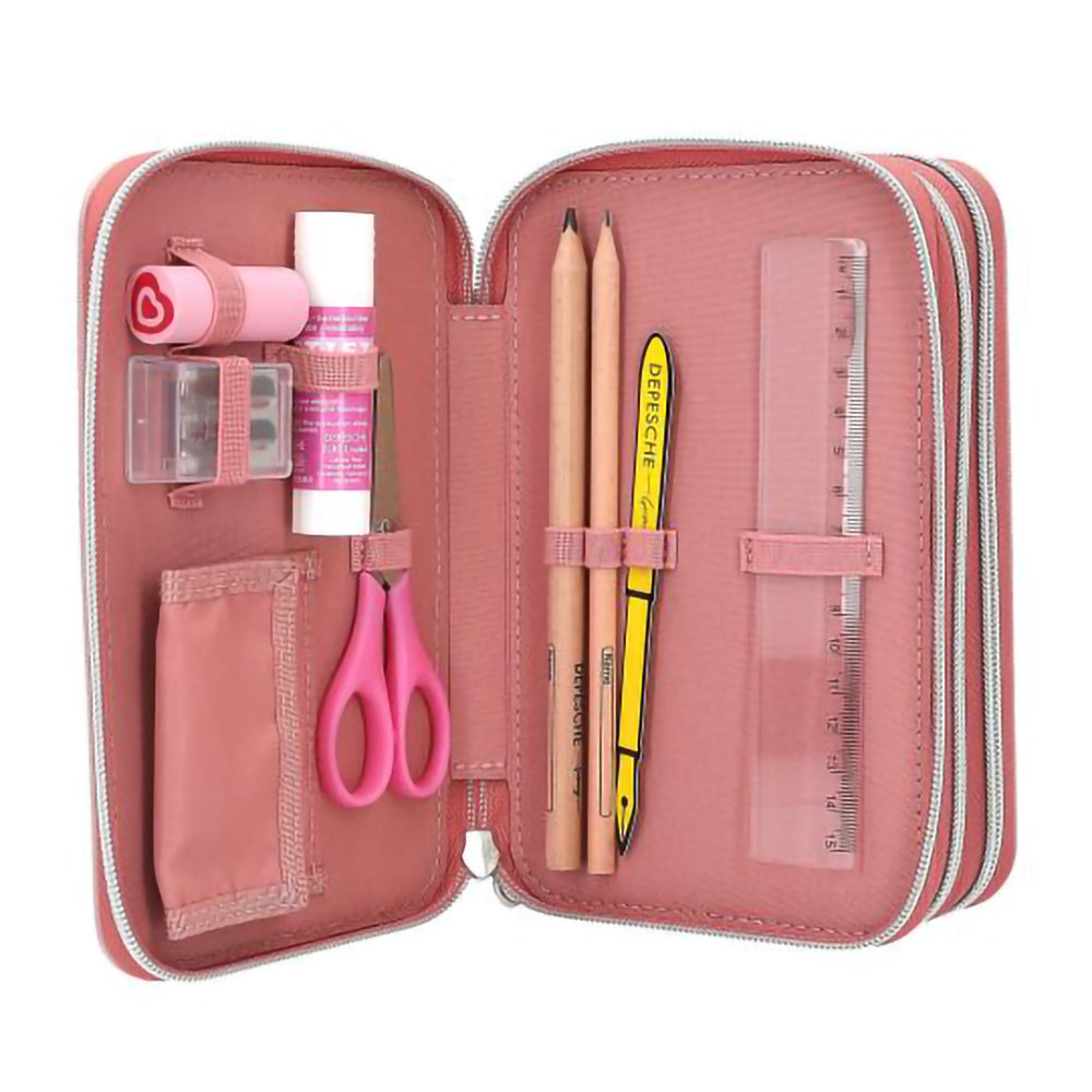 depesche-topmodel-triple-pencil-case-dots-stationery-depe-0014007