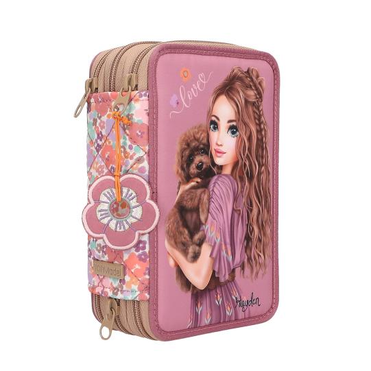 depesche-topmodel-triple-pencil-case-floral-depe-0013055