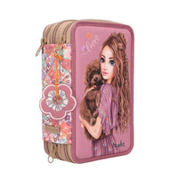 depesche-topmodel-triple-pencil-case-floral-depe-0013055