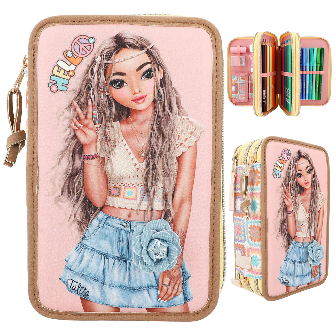 depesche-topmodel-triple-pencil-case-hippie-heart-depe-0012378