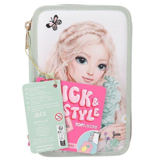 depesche-topmodel-triple-pencil-case-with-embroidery-summer-feeling-depe-0013303