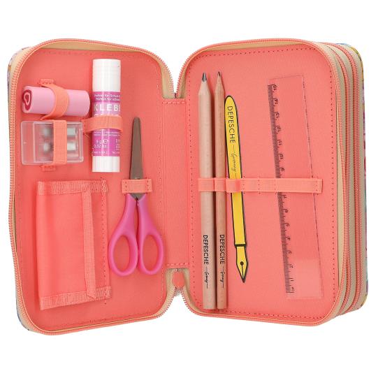 depesche-topmodel-triple-pencil-case-with-pendant-girl-power-depe-0013283