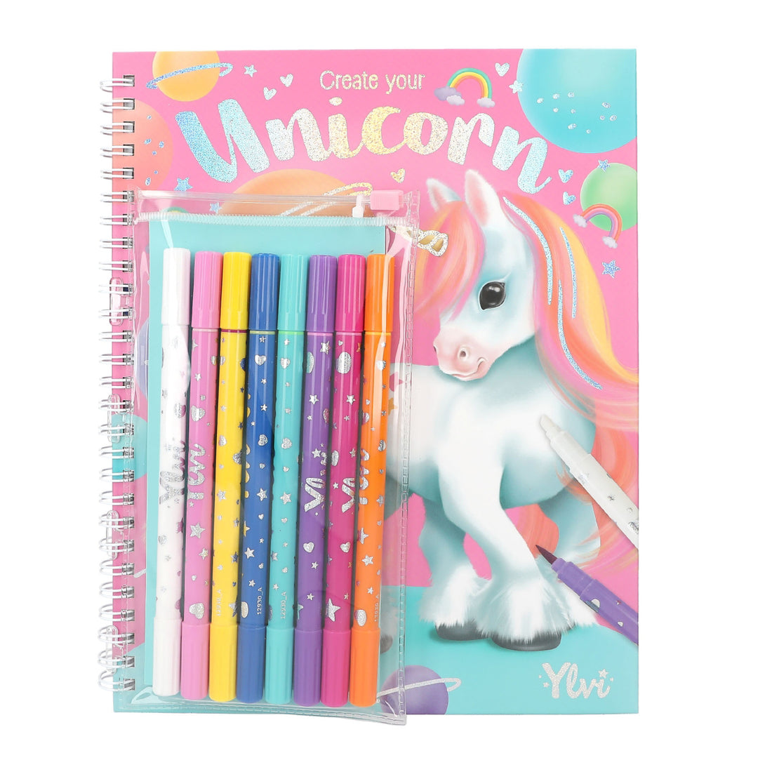 depesche-ylvi-coloring-book-with-felt-tip-pens-depe-0012930
