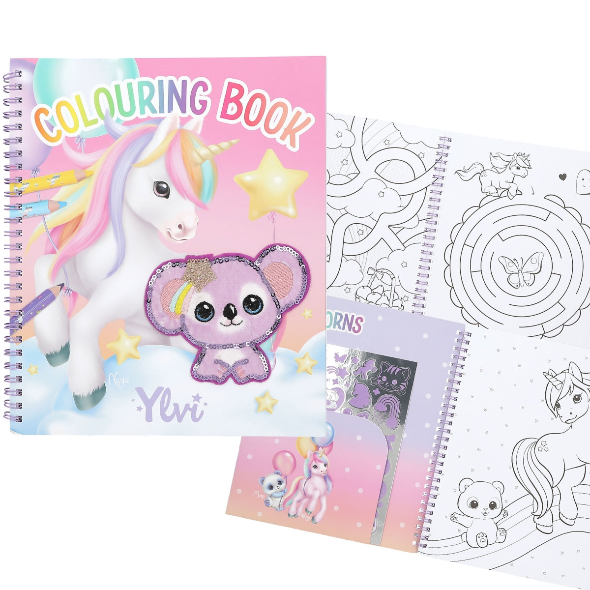 depesche-ylvi-colouring-book-with-unicorn-and-sequins-depe-0013587