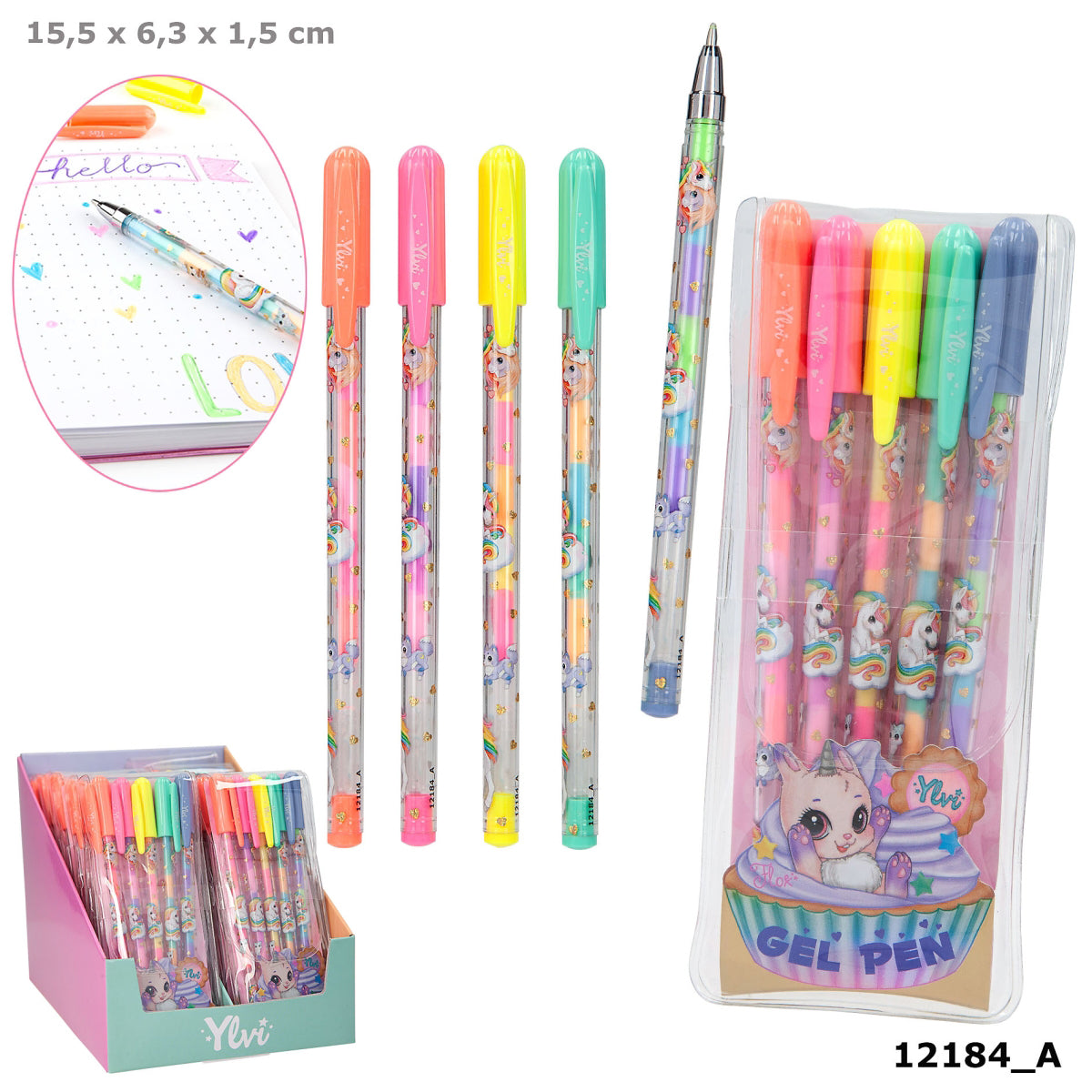 depesche-ylvi-gel-pen-set-5-rainbow-colours-depe-0012184