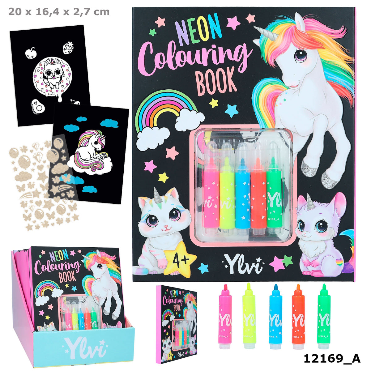 depesche-ylvi-neon-colouring-book-set-depe-0012169