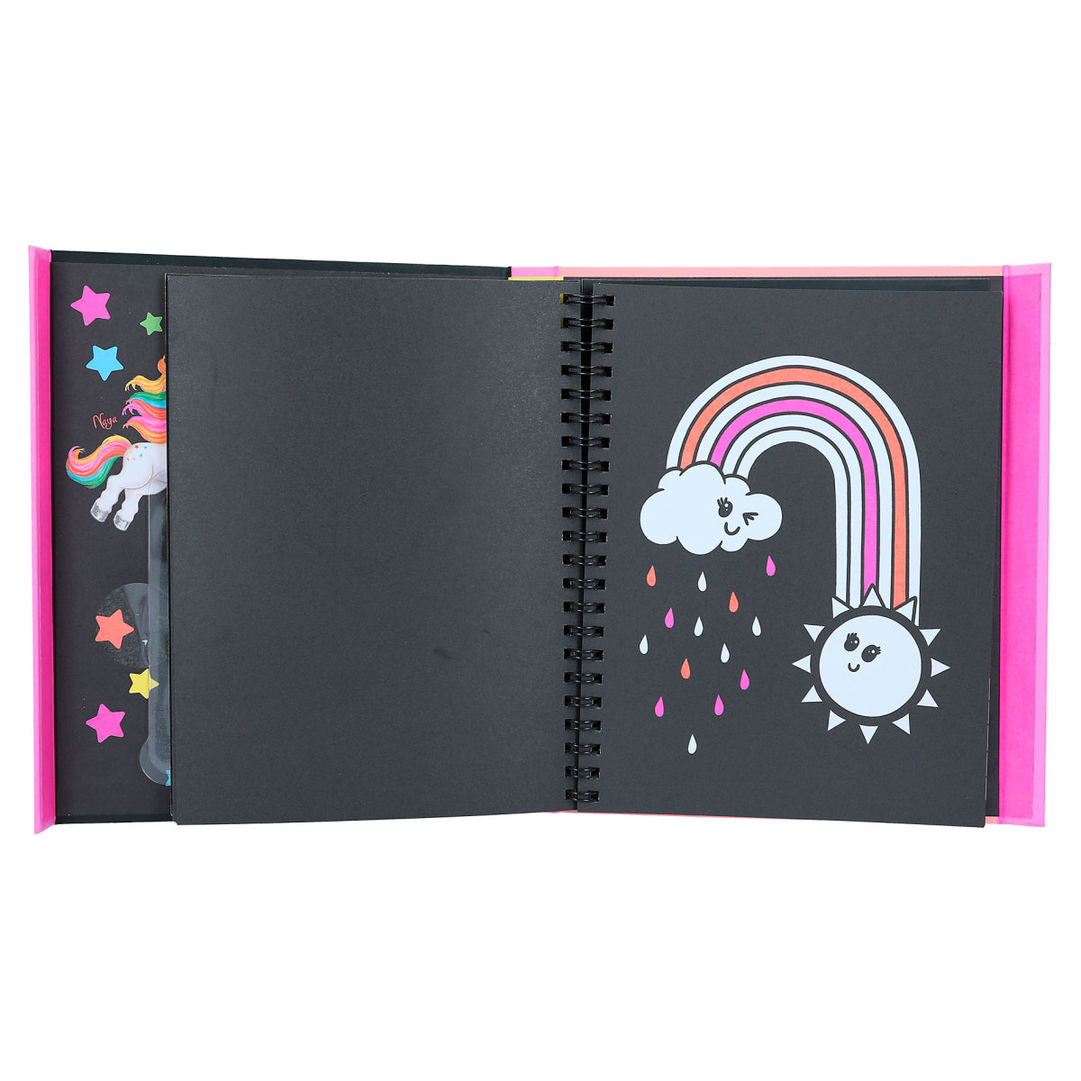 depesche-ylvi-neon-colouring-book-set-depe-0012169