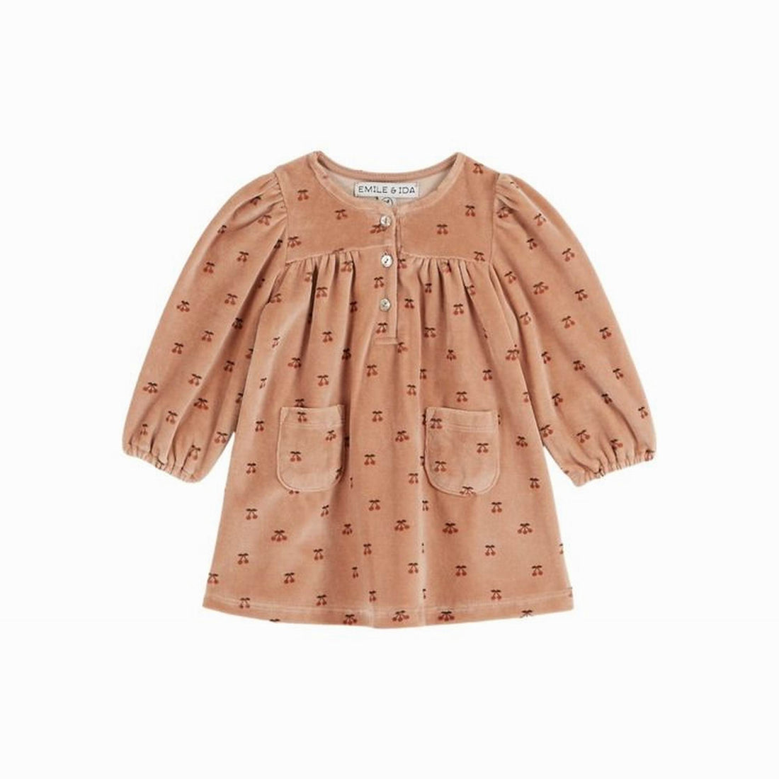 emile-et-ida-cherry-velvet-dress-poudre-petite-cerise-clothing-wear-fashion-eei-w24aa114-ppc-06m-01
