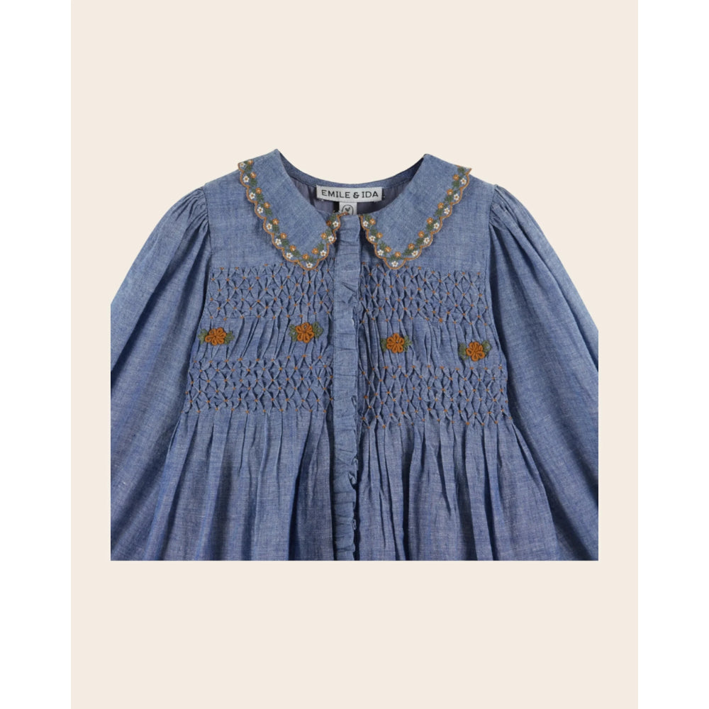 emile-et-ida-smocked-dress-chambray-eei-w25ac080a-cham-02a