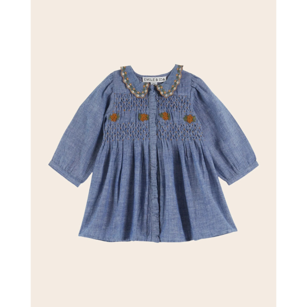 emile-et-ida-smocked-dress-chambray-eei-w25ac080a-cham-02a