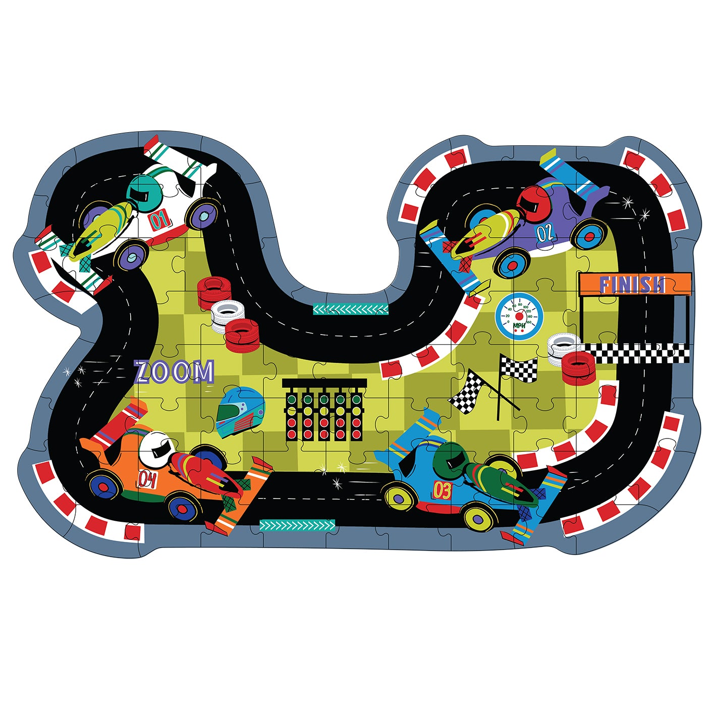 floss-&-rock-jigsaw-80pc-cars-flor-49p6086