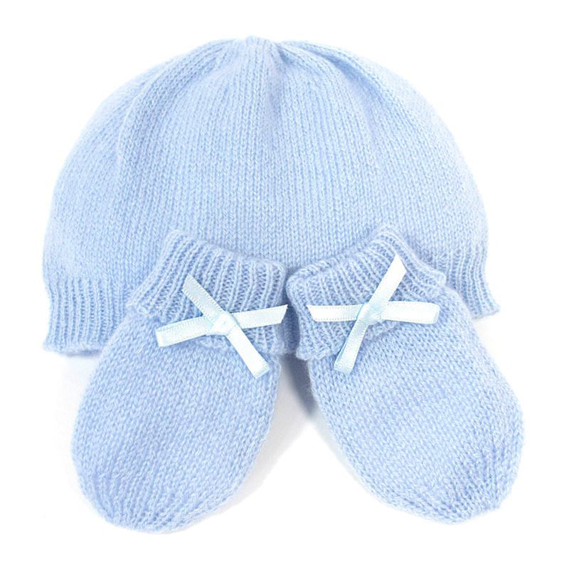 g-h-hurt-&-son-cashmere-baby-hat-and-mittens-blue-ghhs-ca451-52-blu