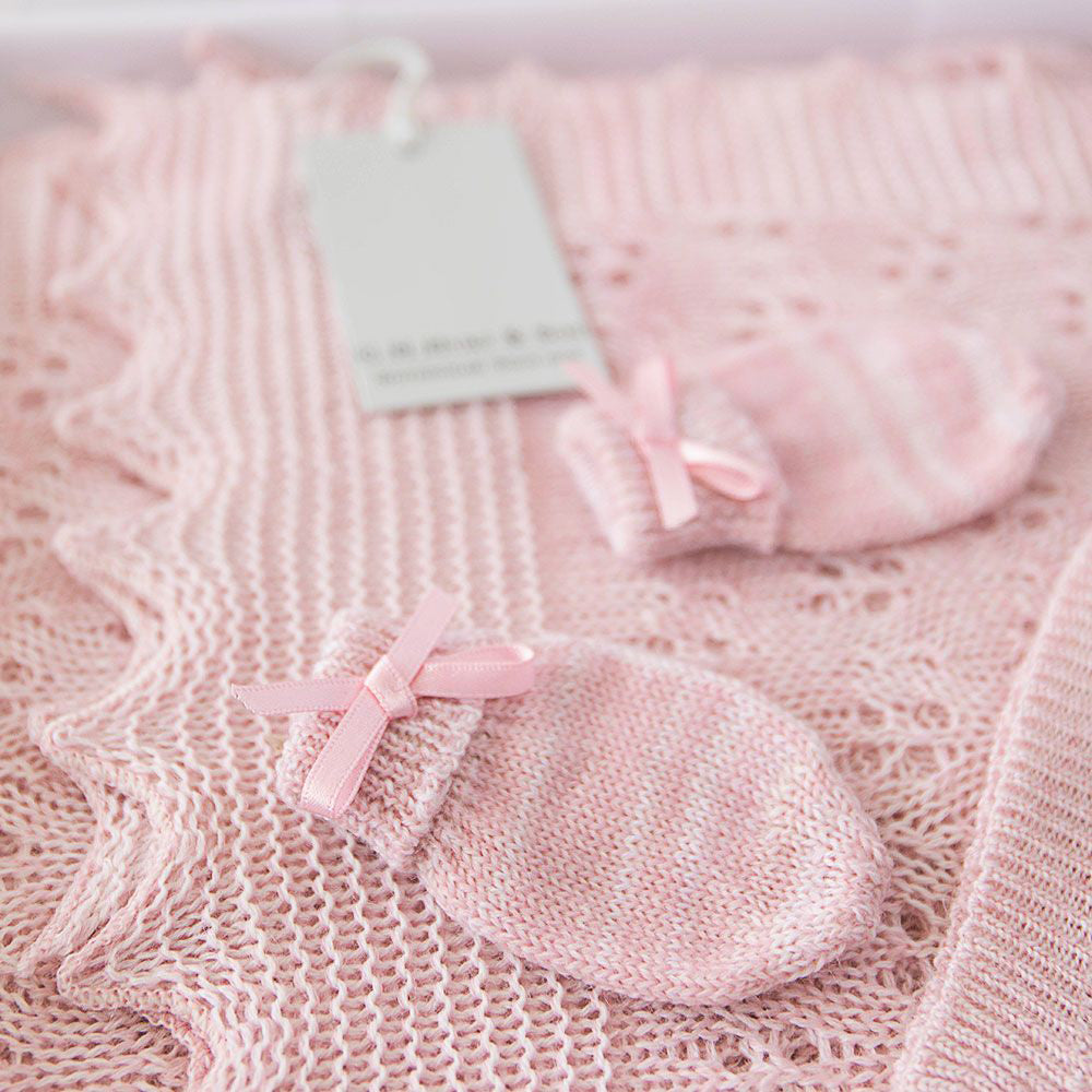 g-h-hurt-&-son-kitten-paw-wool-baby-gift-set-pink-marl-ghhs-w114xxhm-pkm