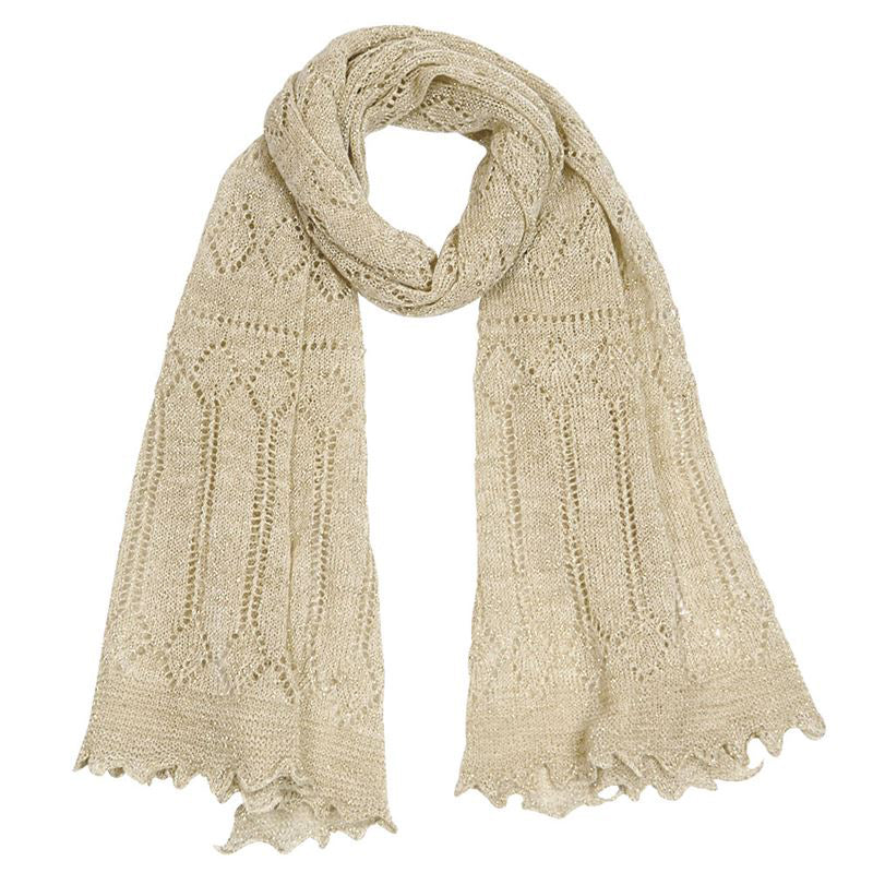 g-h-hurt-&-son-pretty-wool-glitter-stole-natural-gold-ghhs-wm344-72-nat