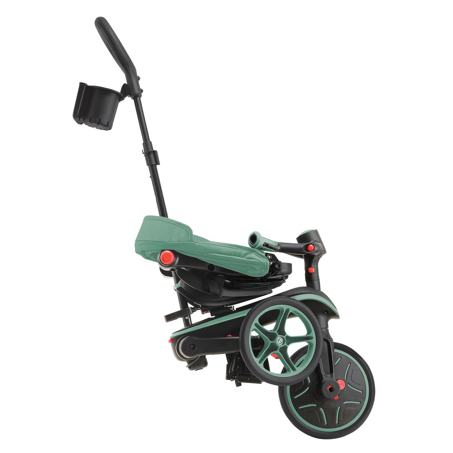 Globber Explorer Trike Foldable 4 in 1 - Olive (10m - 5y)