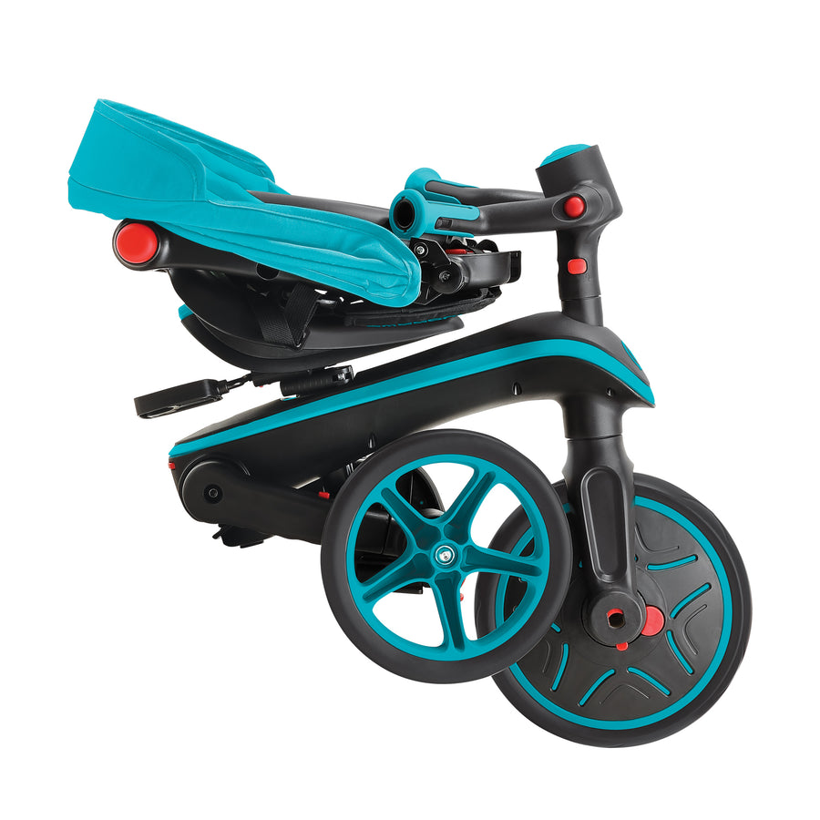 Globber Explorer Trike Foldable 4 in 1 - Teal (10m - 5y)