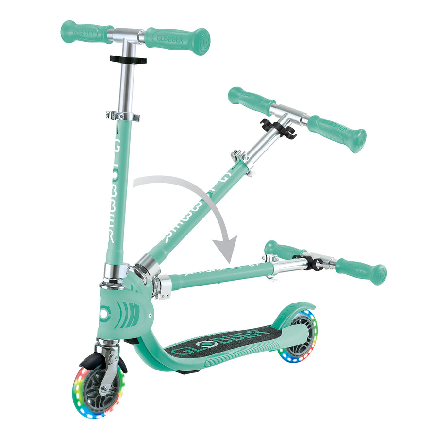 Globber Flow Foldable Junior Light Scooter - Mint (3Y+)