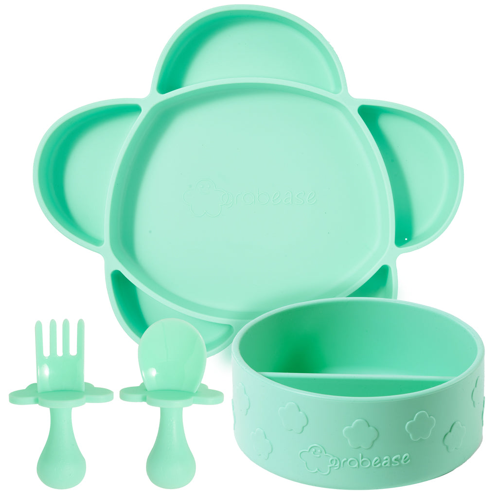 grabease-4-piece-self-feeding-set-mint-baby-nursery-grab-fs-893553